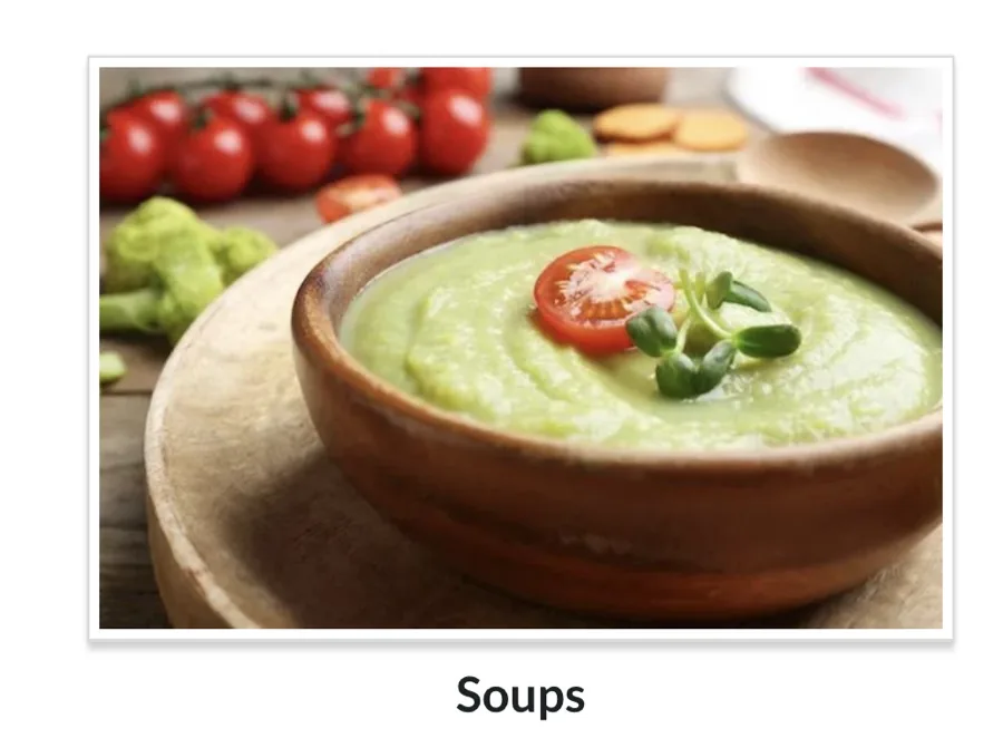 Microgreens on soup